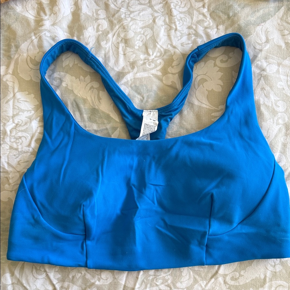 Lululemon Bright Blue Racerback Sports Bra
